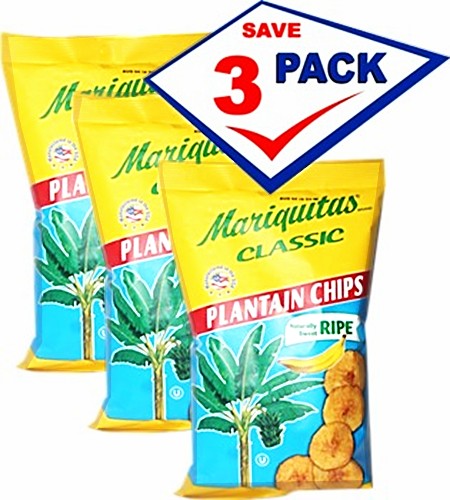 Plantain Chips Ripe (Sweet) 4.5 oz Pack of 3